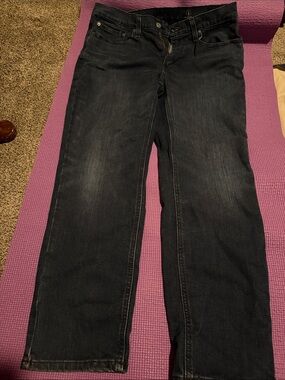 Levi's 541 Men's Straight Jeans in Dark Wash Black
